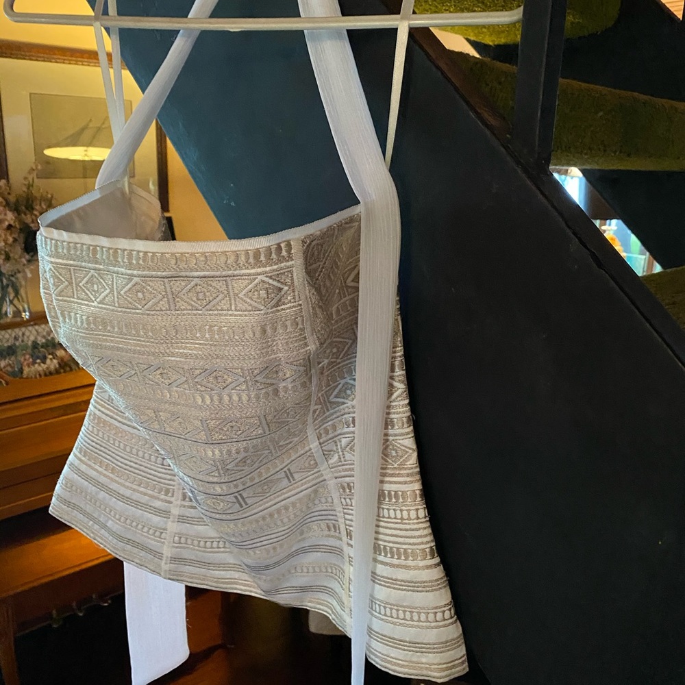 Structured sophisticated tube top